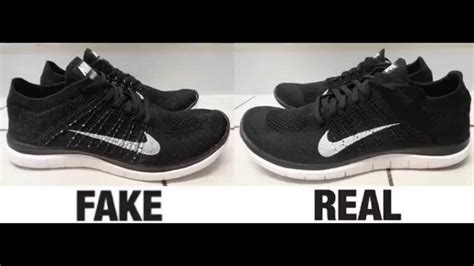 nike free run original vs fake|how to identify a fake nike.